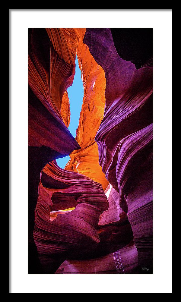 Lower Antelope Canyon - Framed Print