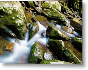 Lady In White - Metal Print