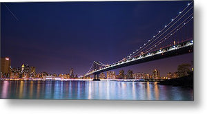 New York Bridge - Metal Print