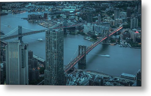 New York City Aerial - Metal Print