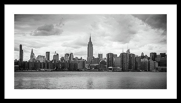 New York City From Brooklyn - Framed Print